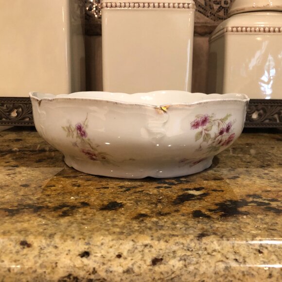Antique R. & C. Iris Bavaria Porcelain Bowl - Picture 6 of 7